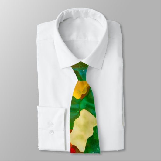 Gummy Beer Regenboogkleurig Snoep Stropdas (Gebonden)