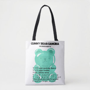 Gummy Beer Sangria Ingrediënten Tote Bag