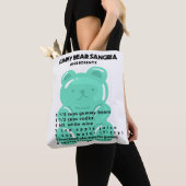 Gummy Beer Sangria Ingrediënten Tote Bag (Dichtbij)