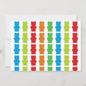 Gummy Beer Snoep Bearly Wait Baby shower Kaart (Achterkant)