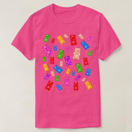 Gummy Beer Snoep Mix T-shirt (Design voorkant)