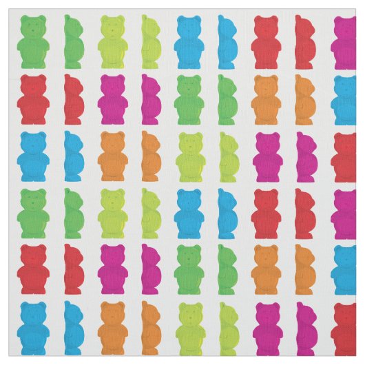 Gummy Beer snoep patterstof Stof (Swatch)