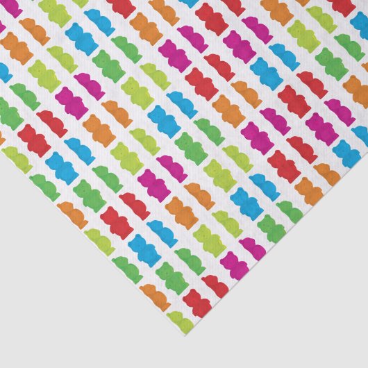 Gummy-Beer Tissuepapier (Detail)