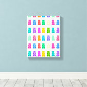 Gummy Beren Canvas Afdruk (Insitu (Houten vloer))