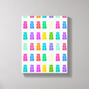 Gummy Beren Canvas Afdruk