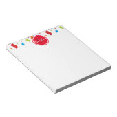 Gummy Beren Food Monogram Notitieblok (Schuin)