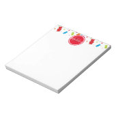 Gummy Beren Food Monogram Notitieblok (Linkerzijde)