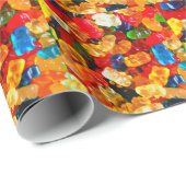 Gummy Beren Glore .jpg Cadeaupapier (Rol Hoek)