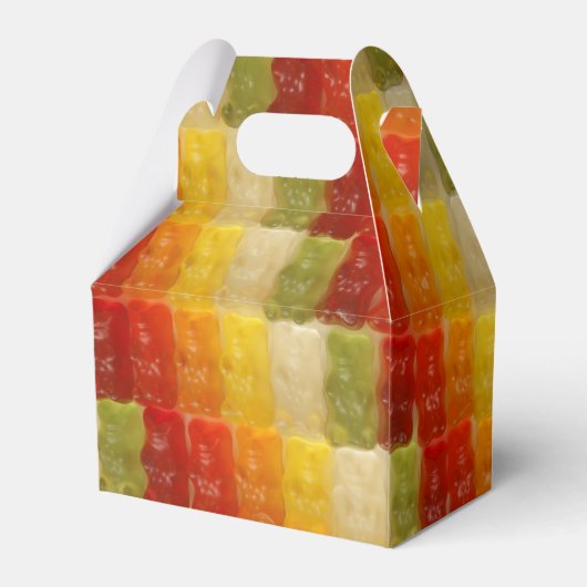 Gummy beren - gunst box bedankdoosjes (Achterkant)