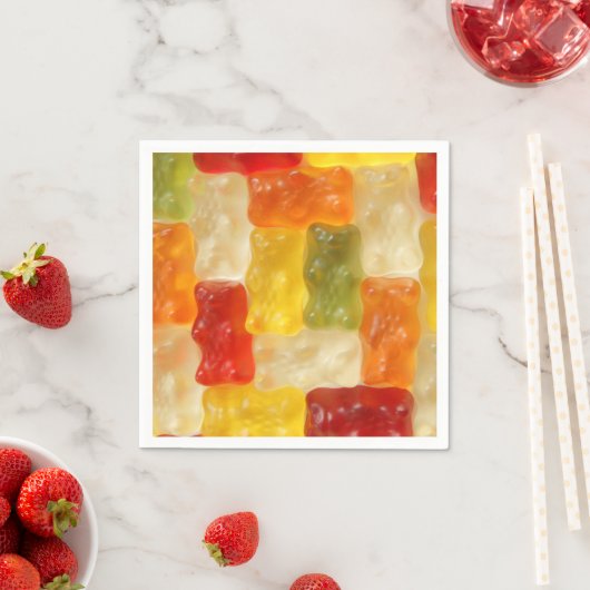 gummy beren papieren servetten (Insitu)