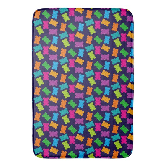 Gummy Beren Patroon Badmat (Voorkant Verticaal)