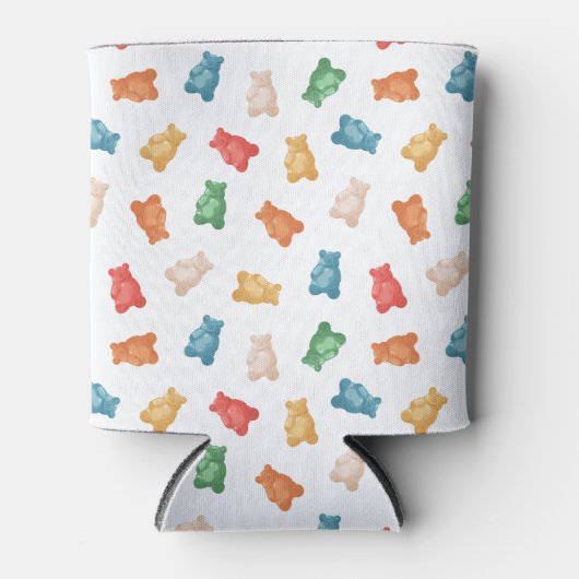 Gummy Beren Patroon Blikjeskoeler (Voorkant)