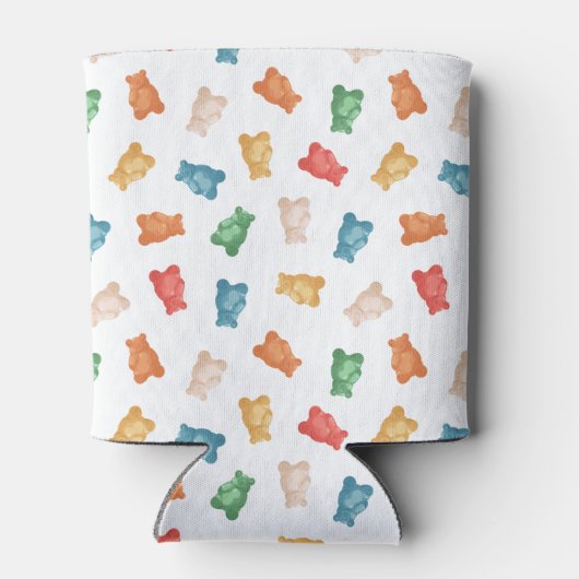 Gummy Beren Patroon Blikjeskoeler (Achterkant)