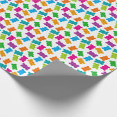 Gummy Beren Patroon Cadeaupapier (Hoek)