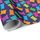 Gummy Beren Patroon Cadeaupapier (Rol Hoek)