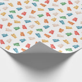 Gummy Beren Patroon Cadeaupapier (Hoek)