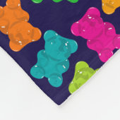 Gummy Beren Patroon Fleece Deken (Hoek)