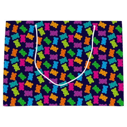 Gummy Beren Patroon Groot Cadeauzakje (Voorkant)