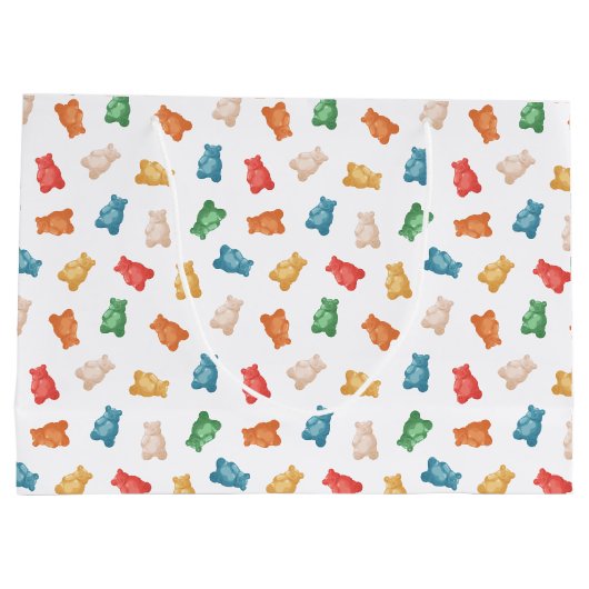 Gummy Beren Patroon Groot Cadeauzakje (Achterkant)