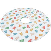 Gummy Beren Patroon Kerstboom Rok (Gekanteld)