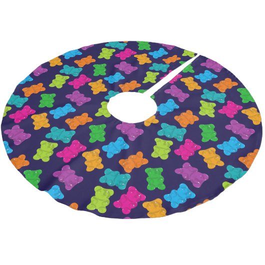 Gummy Beren Patroon Kerstboom Rok (Gekanteld)