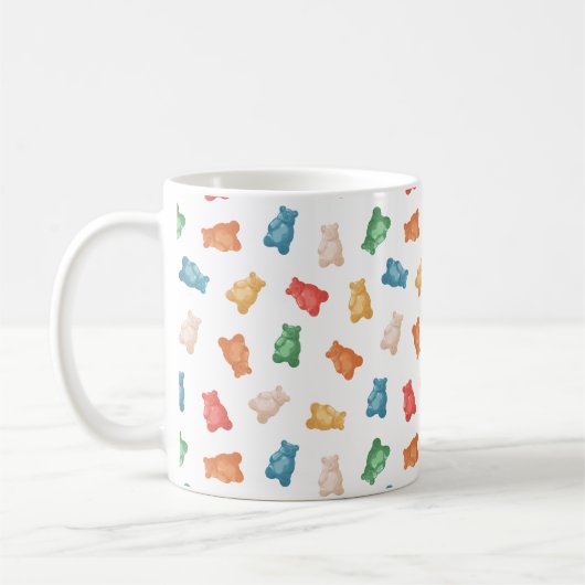 Gummy Beren Patroon Koffiemok (Links)