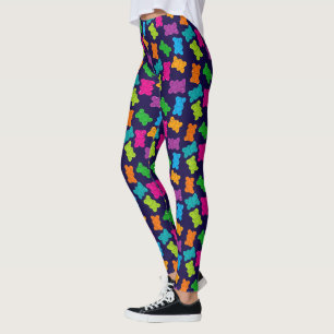 Gummy Beren Patroon Leggings