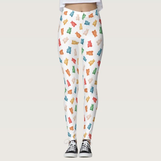 Gummy Beren Patroon Leggings (Voorkant)