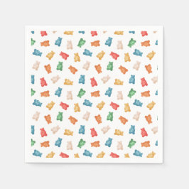 Gummy Beren Patroon Servet