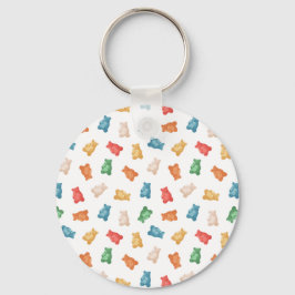 Gummy Beren Patroon Sleutelhanger