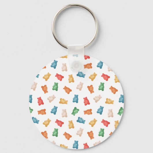 Gummy Beren Patroon Sleutelhanger (Voorkant)