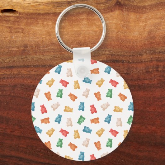 Gummy Beren Patroon Sleutelhanger (Voorkant)