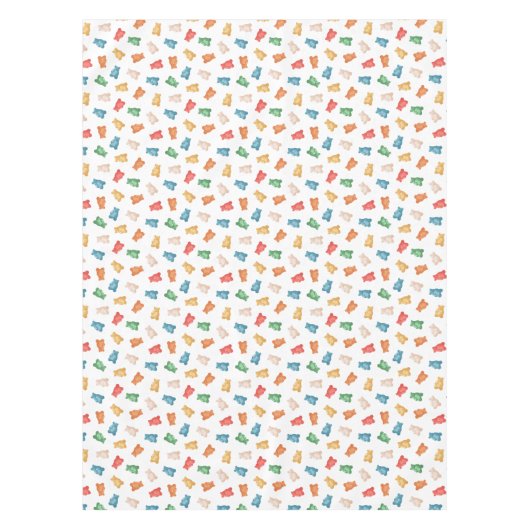 Gummy Beren Patroon Tafelkleed (Voorkant)