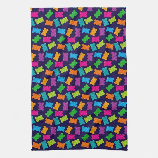 Gummy Beren Patroon Theedoek (Verticaal)