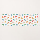 Gummy Beren Patroon Yogamat (Achterkant (horizontaal))