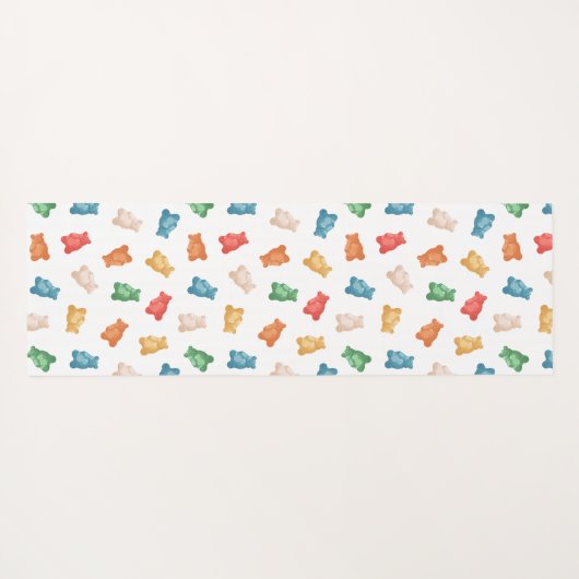 Gummy Beren Patroon Yogamat (Achterkant (horizontaal))