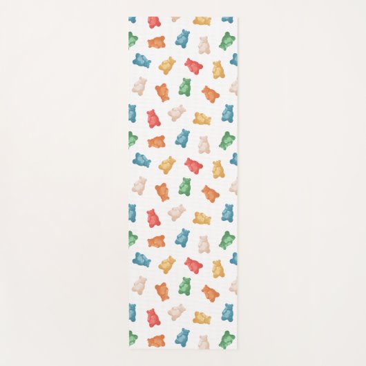 Gummy Beren Patroon Yogamat (Voorkant)