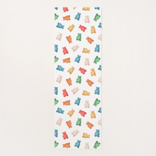 Gummy Beren Patroon Yogamat (Achterkant)