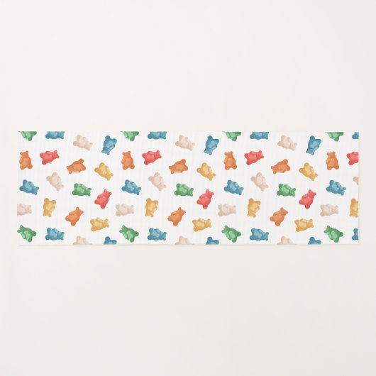 Gummy Beren Patroon Yogamat (Voorkant (horizontaal))