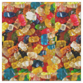 Gummy beren snoep regenboog stof (Close Up)