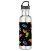 GUMMY BEREN STAINLESS STEEL WATER FLES (Voorkant)