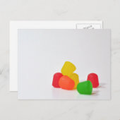 Gummy druppels briefkaart (Voorkant / Achterkant)