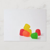 Gummy druppels briefkaart (Voorkant)
