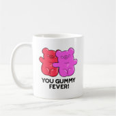 Gummy Fever Funny Snoep Pun Koffiemok (Links)