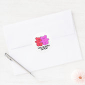Gummy Fever Funny Snoep Pun Ronde Sticker (Envelop)