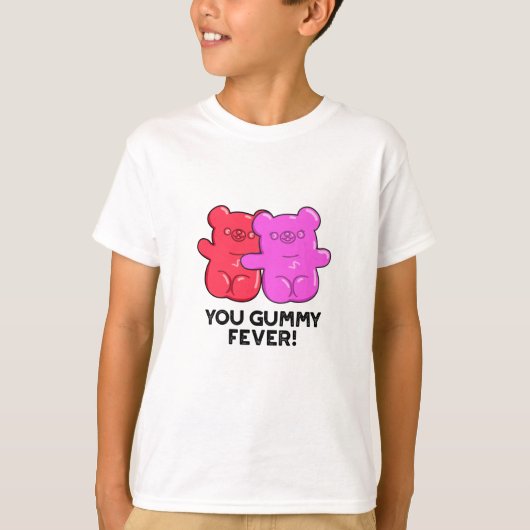 Gummy Fever Funny Snoep Pun T-shirt (Voorkant)