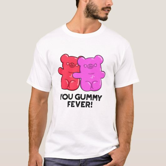 Gummy Fever Funny Snoep Pun T-shirt (Voorkant)