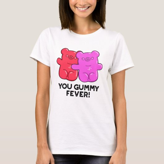 Gummy Fever Funny Snoep Pun T-shirt (Voorkant)