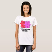 Gummy Fever Funny Snoep Pun T-shirt (Voorkant volledig)