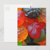 Gummy Fruit Briefkaart (Voorkant / Achterkant)
